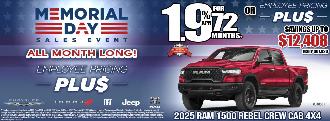 2025 RAM 1500 Rebel Crew Cab 4x4 5